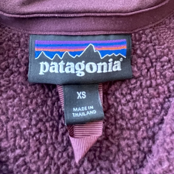 Patagonia Womens Purple Quarter-Zip Better Sweater Fleece Lined Pullover Size Xs - Picture 4 of 4